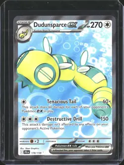 Dudunsparce ex 178/159 Ultra Rare Journey Together Pokemon NM/M - Image 1