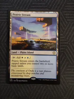 mtg prairie stream crimson vow commander - Image 1
