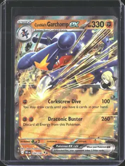Cynthia's Garchomp ex 104/182 Double Rare Destined Rivals Pokemon NM/M - Image 1