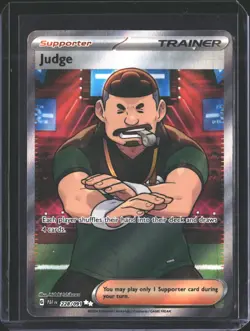 Judge 228/091 Ultra Rare Paldean Fates Pokemon NM/M - Image 1