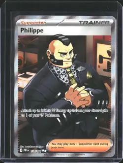 Philippe 110/086 Holo Ultra Rare Chaos Rising Pokemon NM/M - Image 1