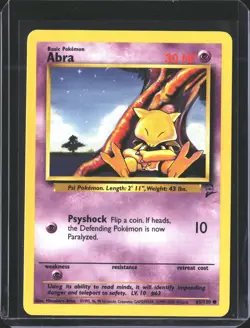 Abra 65/130 Common Base Set 2 Pokemon NM/M - Image 1