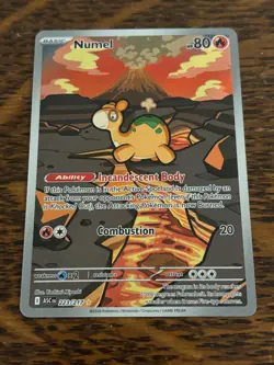 POKEMON TCG NUMEL 223/217 ASCENDED HEROES HOLO ILLUSTRATION RARE - Image 1