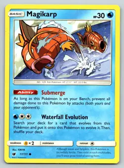 MAGIKARP 17/111 C CRIMSON INVASION POKEMON MP TOKIYA - Image 1