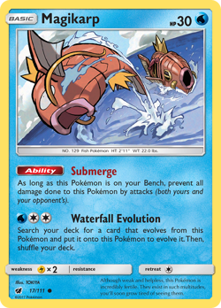 MAGIKARP 17/111 C CRIMSON INVASION POKEMON MP TOKIYA - Image 4