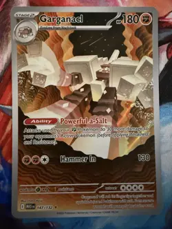 Garganacl 147/132 Illustration Rare Mega Evolution Pokemon TCG NM - Image 1