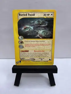 Nintendo Pokemon TCG Buried Fossil 47/144 Skyridge e-Reader Common 2003 30 HP - Image 1