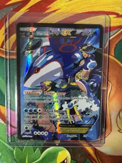 Pokemon TCG Double Crisis Team Aqua Kyogre EX 6/34 & Groudon EX 15/34 (LP) - Image 3
