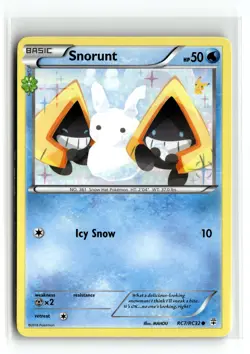 Snorunt RC7/RC32 Common Generations: Radiant Collection Pokemon NM - Image 1