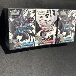 Pokemon TCG Booster Bundle Lot 2x Black Bolt 1x White Flare New Factory Sealed - Image 2