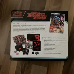 Pokemon Destined Rivals ETB NO Packs, Promo, or Player's Guide - Image 2