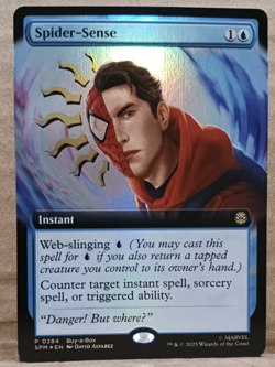 MTG Spider-Sense Buy-a-Box Foil Promo Magic The Gathering Spider-Man - Image 1