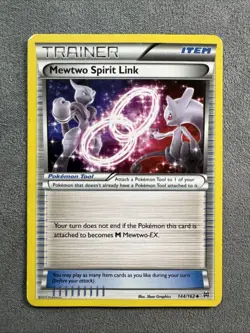 Pokemon Mewtwo Spirit Link 144/162 BKT BREAKthrough - Image 1