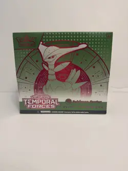 Pokemon TCG: Temporal Forces Pokemon Center Exclusive ETB Iron Leaves (SEALED) - Image 1