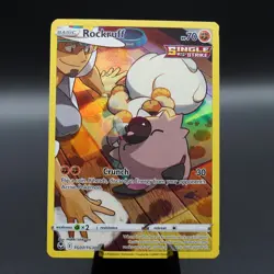 Rockruff TG07/TG30 Holo Silver Tempest Trainer Gallery Pokemon Holo LP - Image 1