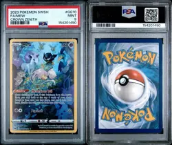 2023 Pokemon SWSH Crown Zenith Full Art FA/MEW GG10/GG70 PSA 9 - Image 3