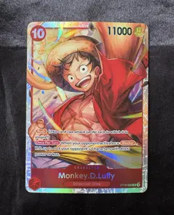 Namco Monkey.D.Luffy ST10-006 Ultra Deck The Three Captains SR Foil Rush 11000 - Image 1