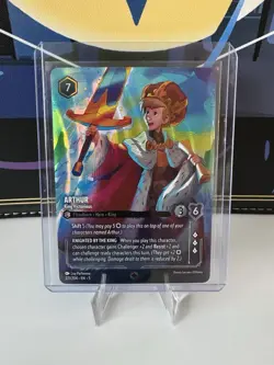 Disney Lorcana Arthur King Victorious 221/204 Enchanted - Image 1