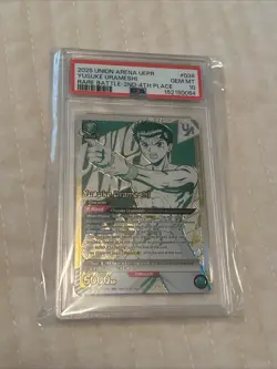 2025 Union Arena PSA 10 Yusuke Urameshi Rare Battle 2nd-4th Place Promo - Image 1