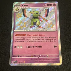 Xatu 152/091 Paldean Fates Baby Shiny Pokemon Card NM - Image 1