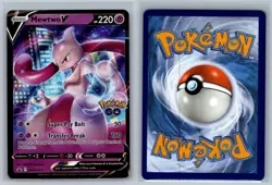 Mewtwo V SWSH223 Holo Promo Sword & Shield Promo Pokemon Card Near Mint - Image 3