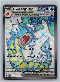 Gyarados ex 225/198 Ultra Rare Scarlet & Violet Pokemon Card Near Mint - Image 1