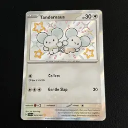 Tandemaus 209/091 Baby Shiny - Paldean Fates - Pokemon Cards - NM - Image 1