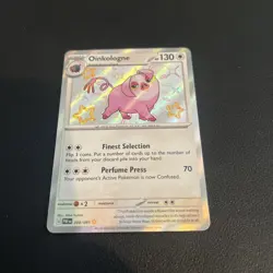 Pokemon TCG Oinkologne Paldean Fates Shiny Rare Card 208/091 - Image 2