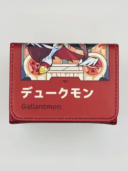 Digimon Deck Box TCG Gallontmon Fits 100 Cards Magnetic - Image 3