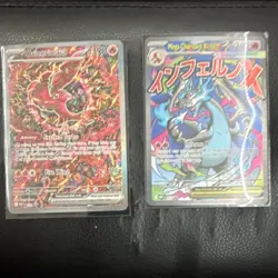 Pokemon TCG 2-Card Lot Holo Mega Charizard EX & Oricorio GX 2016 - Image 1