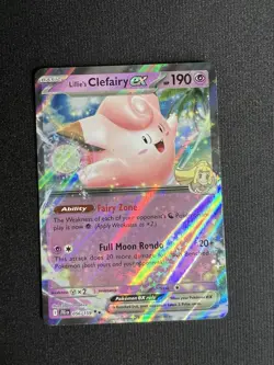 Lillie's Clefairy Ex 56/159 Journey Together double Rare card - Image 1