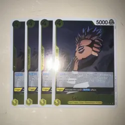 Sanjuan. Wolf OP16-106 English Bandai One Piece TCG CCG 4X Playset Card Game - Image 1