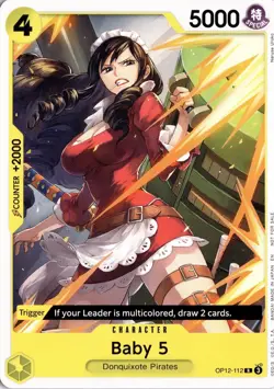 Baby 5 R One Piece Promotion Cards OP12-112 One Piece TCG - Image 1