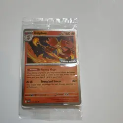 Pokemon TCG Chaos Rising Delphox Promo Card English Sealed Pack 1 Card - Image 1