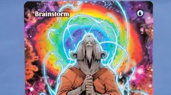 MTG, BRAINSTORM , 0004, MYTHIC , NM, PZA, REGULAR FINISH, BORDERLESS - Image 2