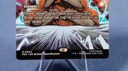 MTG, BRAINSTORM , 0004, MYTHIC , NM, PZA, REGULAR FINISH, BORDERLESS - Image 3