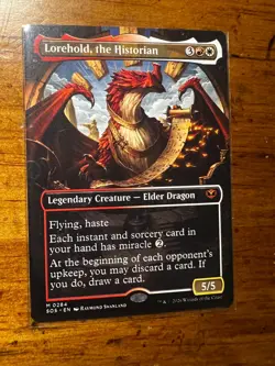 Lorehold the Historian - Borderless - Secrets of Strixhaven SOS #284 NM MTG - Image 1