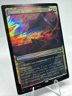 Nahiri's Resolve (Halo Foil) March of the Machine: The Aftermath Foil MTG - Image 3
