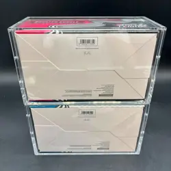 2x Pokemon Black Bolt White Flare Sealed Booster Bundle Display Case W/Acrylic - Image 5