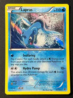 Lapras 35/146 - XY - Holo Rare - Pokemon Card Near Mint - - Image 1