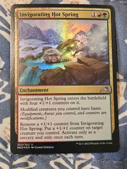 Invigorating Hot Spring FOIL (223/606) Kamigawa Neon Dynasty MTG Magic - Image 2