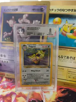 Pokemon Karte Card Pidgeot Tauboss Jungle Holo Dschungel 1999 Beckett BGS 8 - Image 1