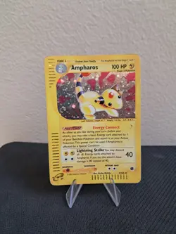 Pokemon Card Ampharos 2/165 Expedition Holo ENG Vintage ♡ - Image 2