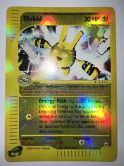 2002 Pokemon TGC Aquapolis Elekid Reverse Holographic Excellent #9/147 - Image 1