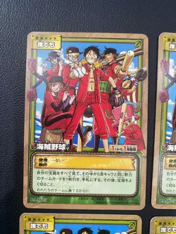 Rare Card: X4 One Piece Bandai 2004 PA-W25 "Pirate Baseball" Straw Hat Crew - Image 2