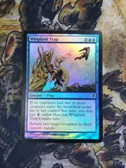 MTG Magic the Gathering Whiplash Trap (77/249) Zendikar LP - Image 1