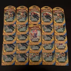 Disney Lorcana Wilds Unknown Sleeved Booster Packs x26 New Sealed - Image 1