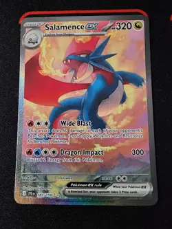 Pokemon Journey Together Salamence Ex Special Illustration Rare #187 - Image 1