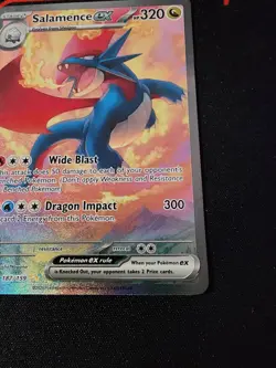 Pokemon Journey Together Salamence Ex Special Illustration Rare #187 - Image 4