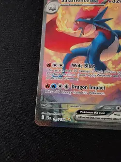 Pokemon Journey Together Salamence Ex Special Illustration Rare #187 - Image 5